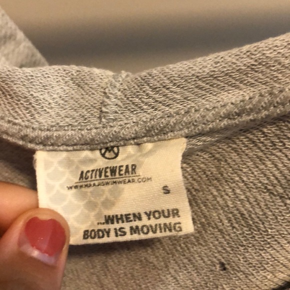 Maaji Detour Sweatshirt NWOT Size Small - Gray - Picture 4 of 6